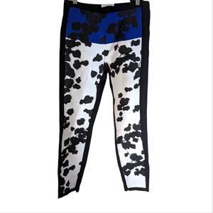 Narciso Rodriguez Dress Royal Blue /Black Pattern Pants... Size 40/